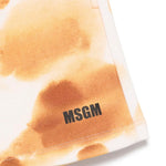 MSGM Kids Bermuda Crema con Stampa per Bambini (dettaglio)