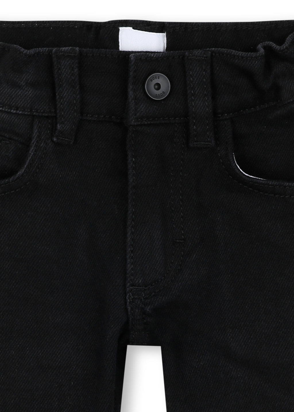 Boss Kids Denim Jeans Nero per Neonati