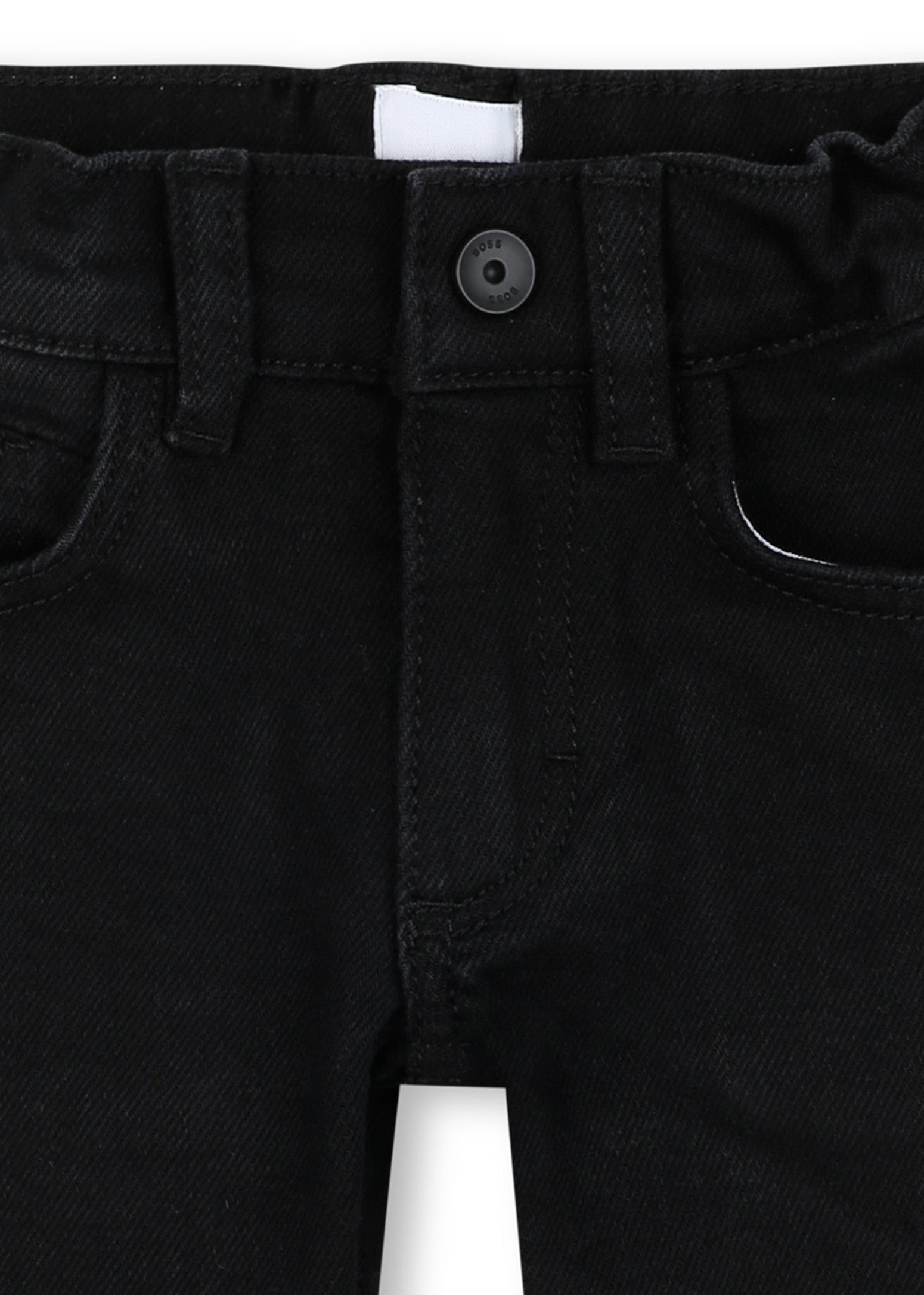 Boss Kids Denim Jeans Nero per Neonati