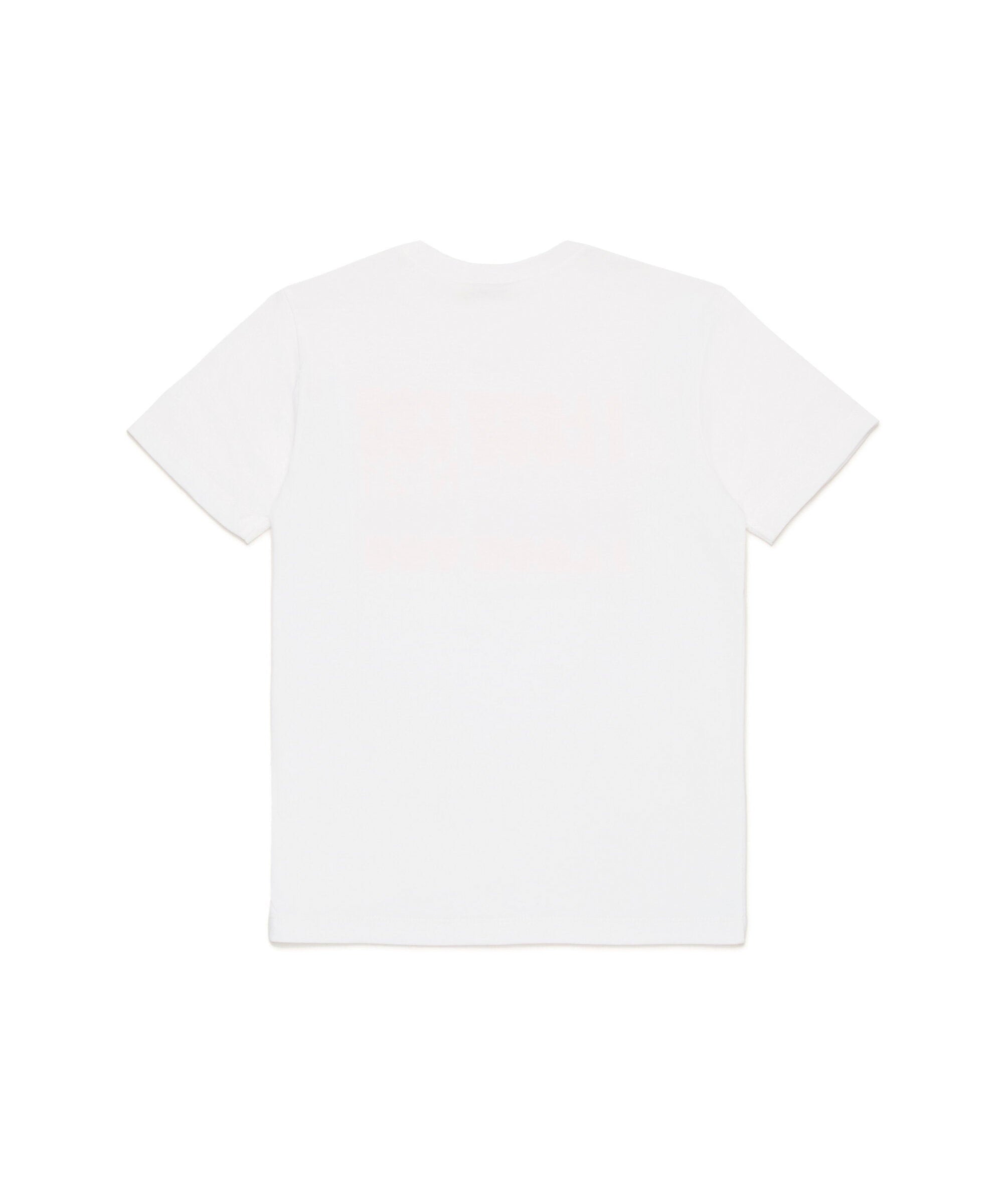 N°21 Kids T-Shirt Bianca con Stampa ILY per Bambine