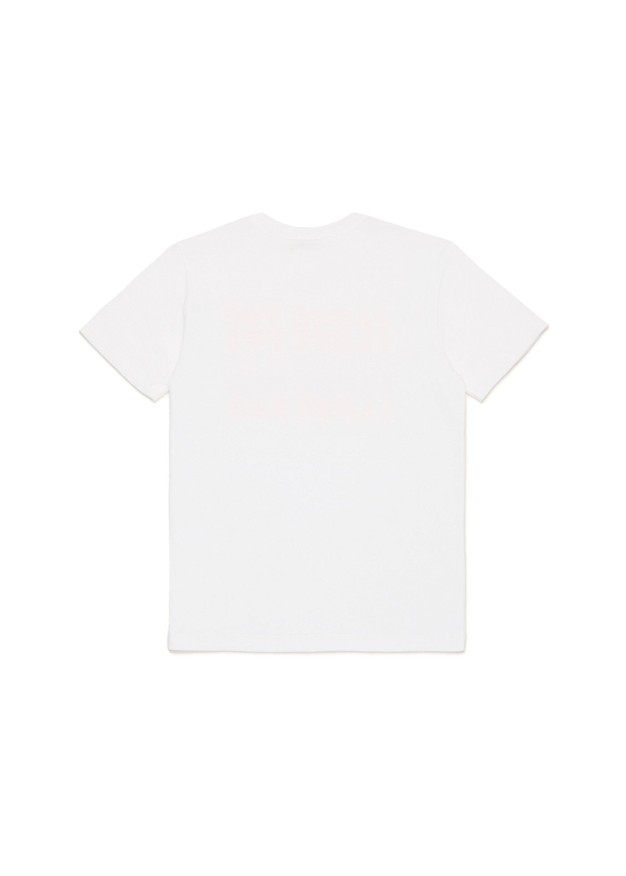 N°21 Kids T-Shirt Bianca con Stampa ILY per Bambine
