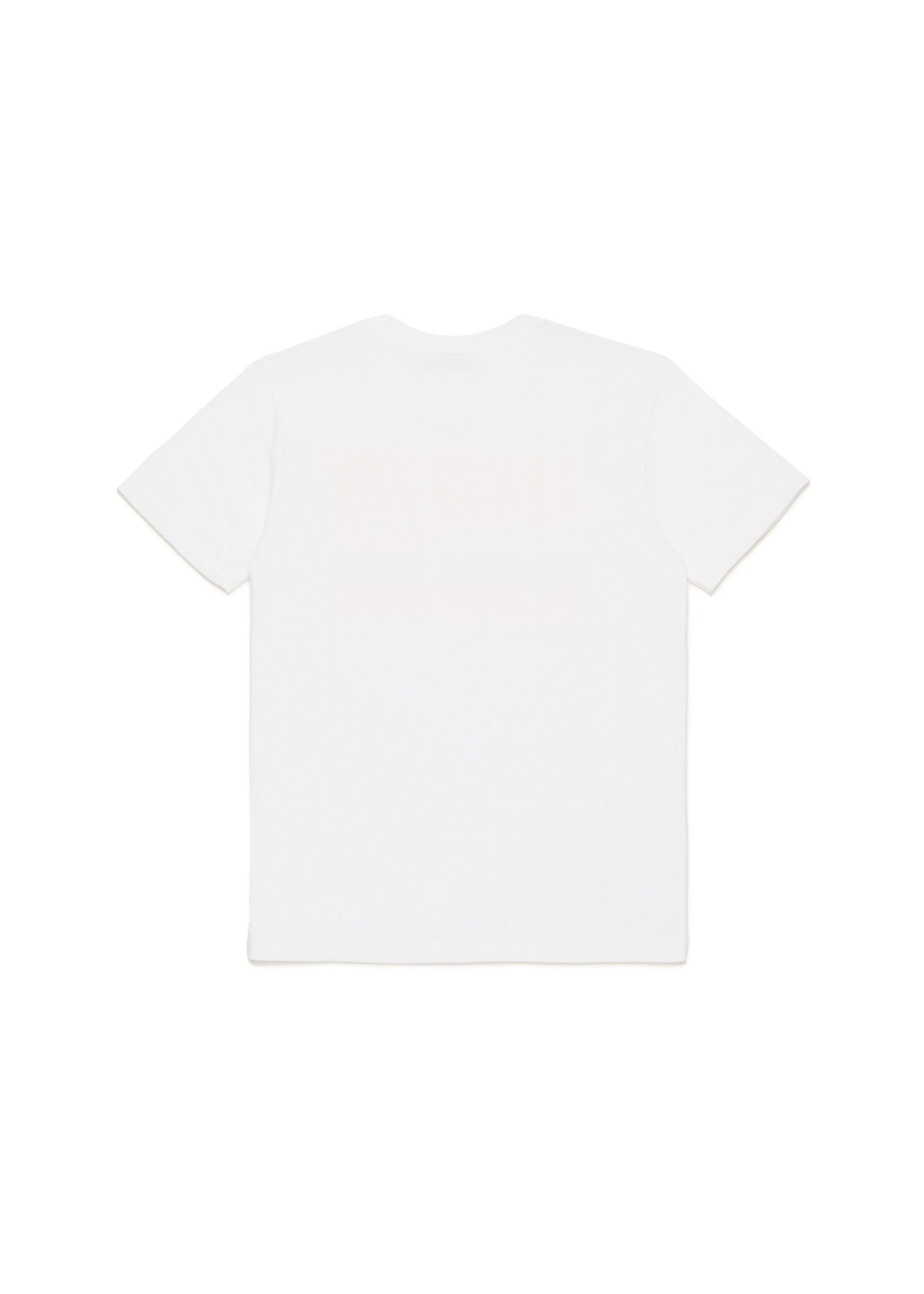 N°21 Kids T-Shirt Bianca con Stampa ILY per Bambine