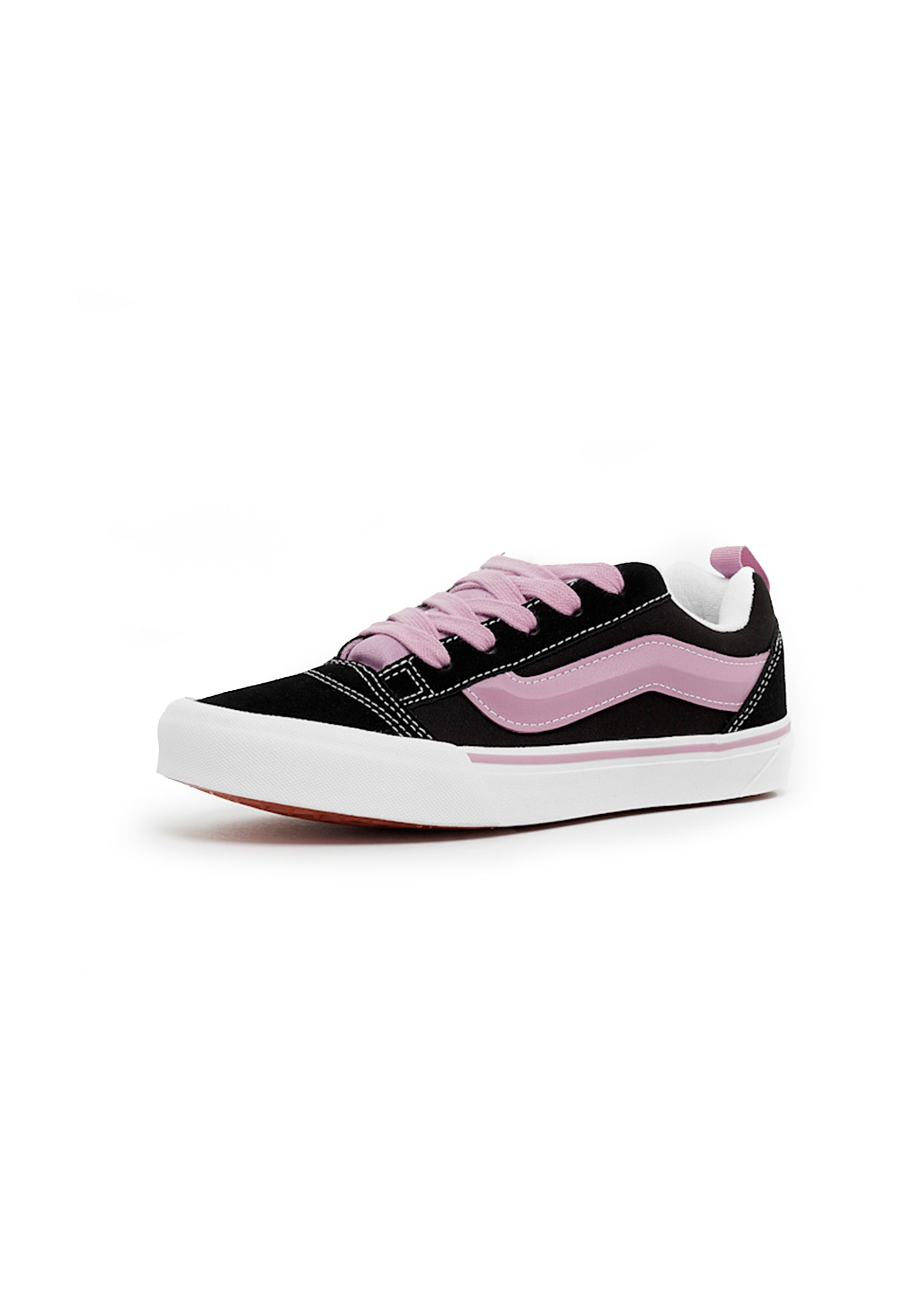 Vans Kids Knu Skool Nero/Lilla per Bambine