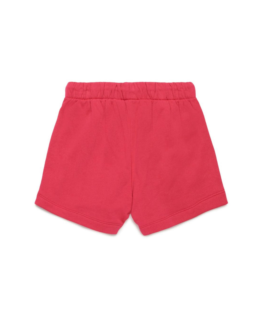 Diesel Kids Shorts Fucsia con Micro Oval D per Bambine