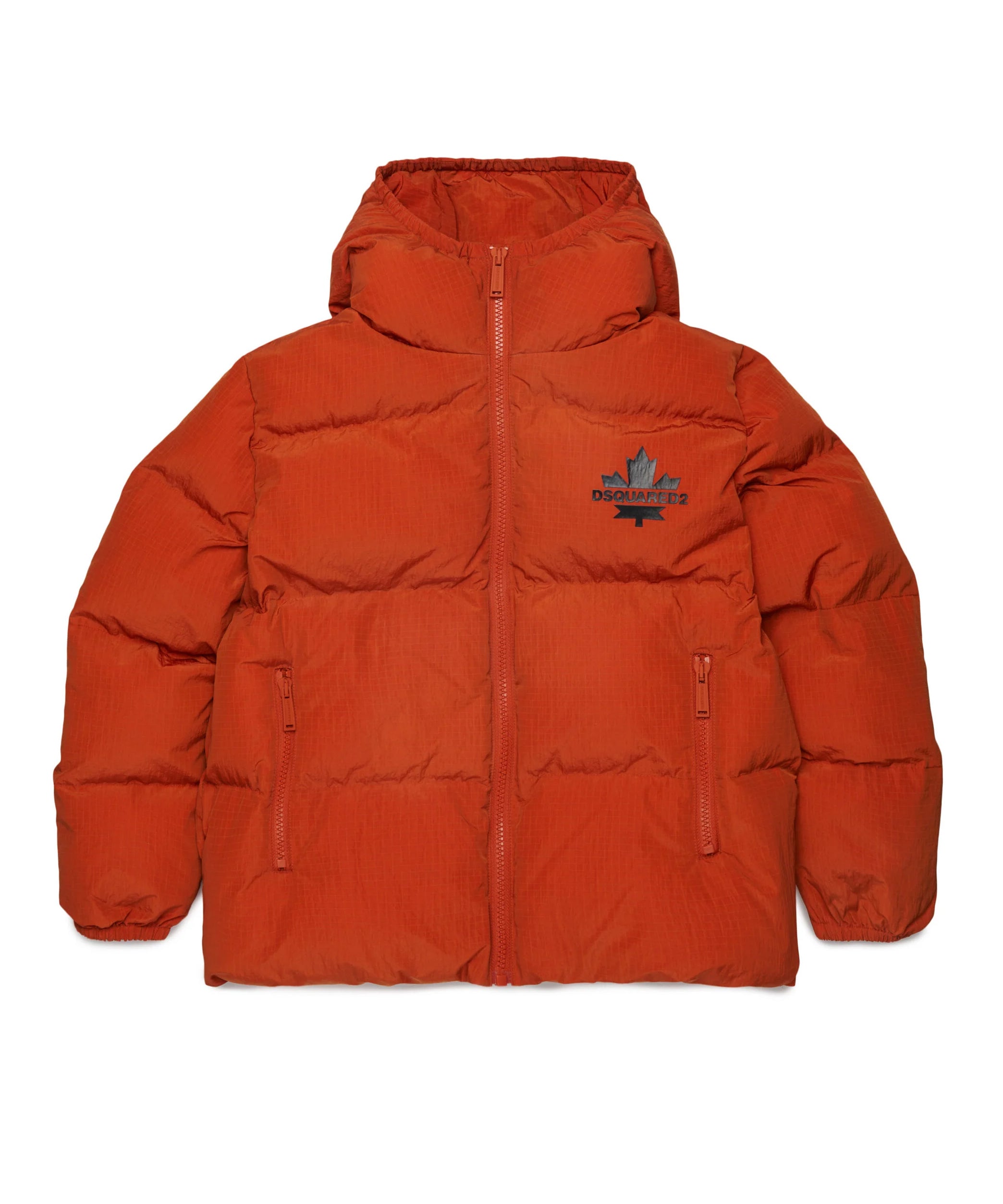 Dsquared2 Kids Giubbino Ruggine con Logo per Bambini