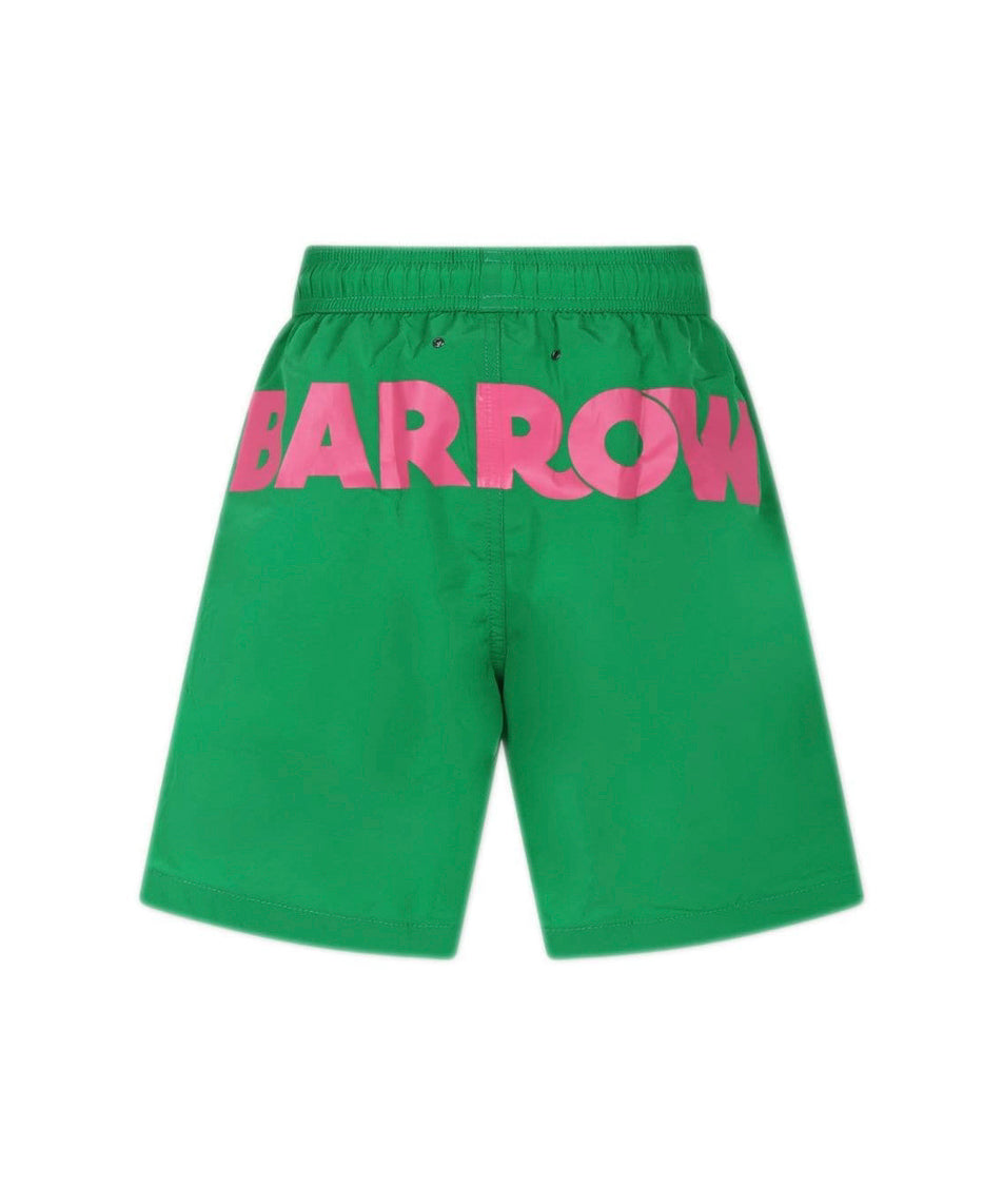 Barrow Kids Costume Boxer Verde con Logo