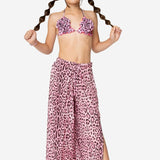 4GIVENESS Copricostume Pantaloni Fantasia Maculata Rosa per Bambine