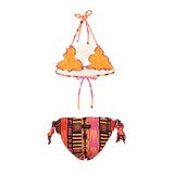 Effek Orange Fantasy Bikini Costume for Girls