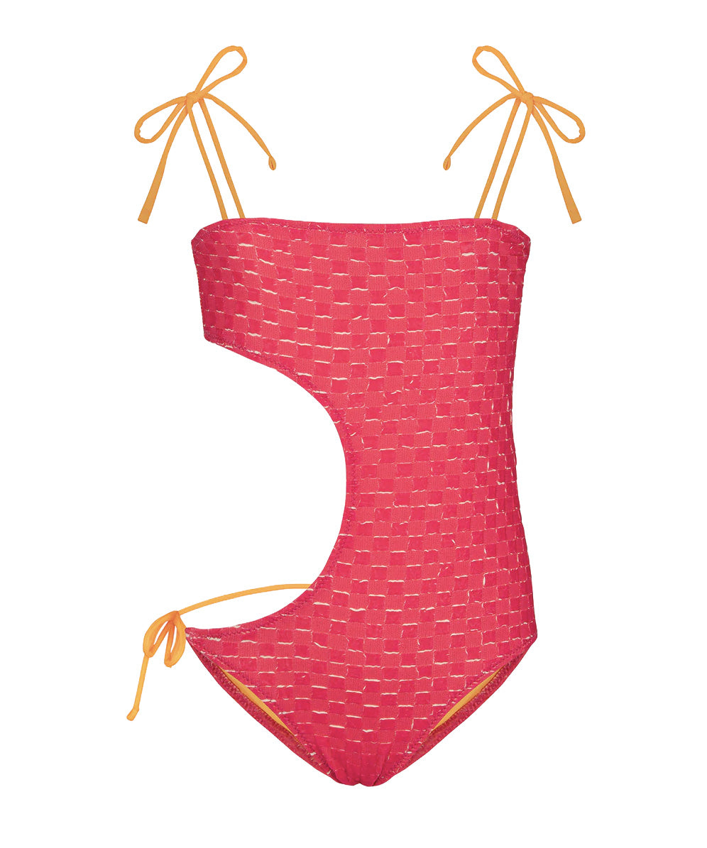 F**K Kids Costume Intero Fantasia Fucsia per Bambine