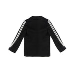 John Richmond Kids Giacca Nero con Strisce Bianco per Bambini