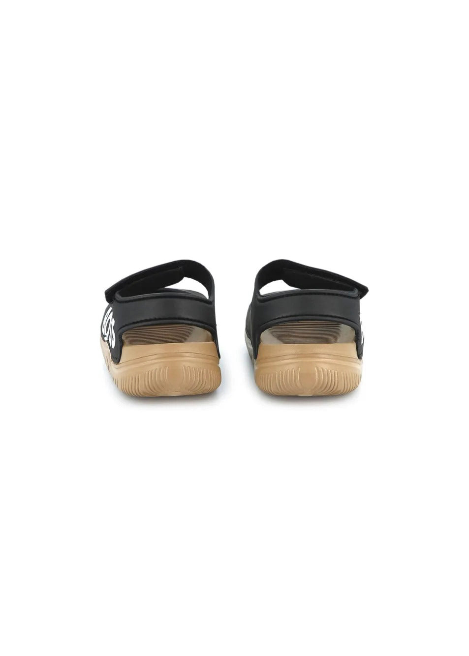 Boss Kids Sandali Neri con Logo per Neonati