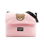 Moschino Kids Borsa Mamma Rosa Teddy Bear con Fasciatoio per Neonate