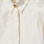 Elisabetta Franchi La Mia Bambina Camicia Panna per Neonate (dettaglio)