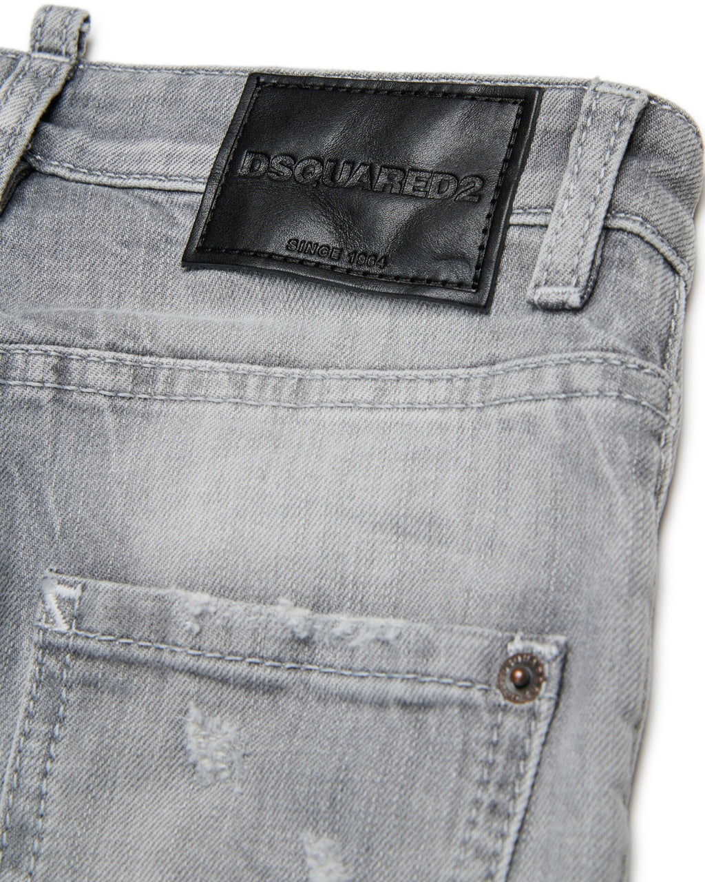 Dsquared2 Kids Jeans straight grigio 642 per Bambini