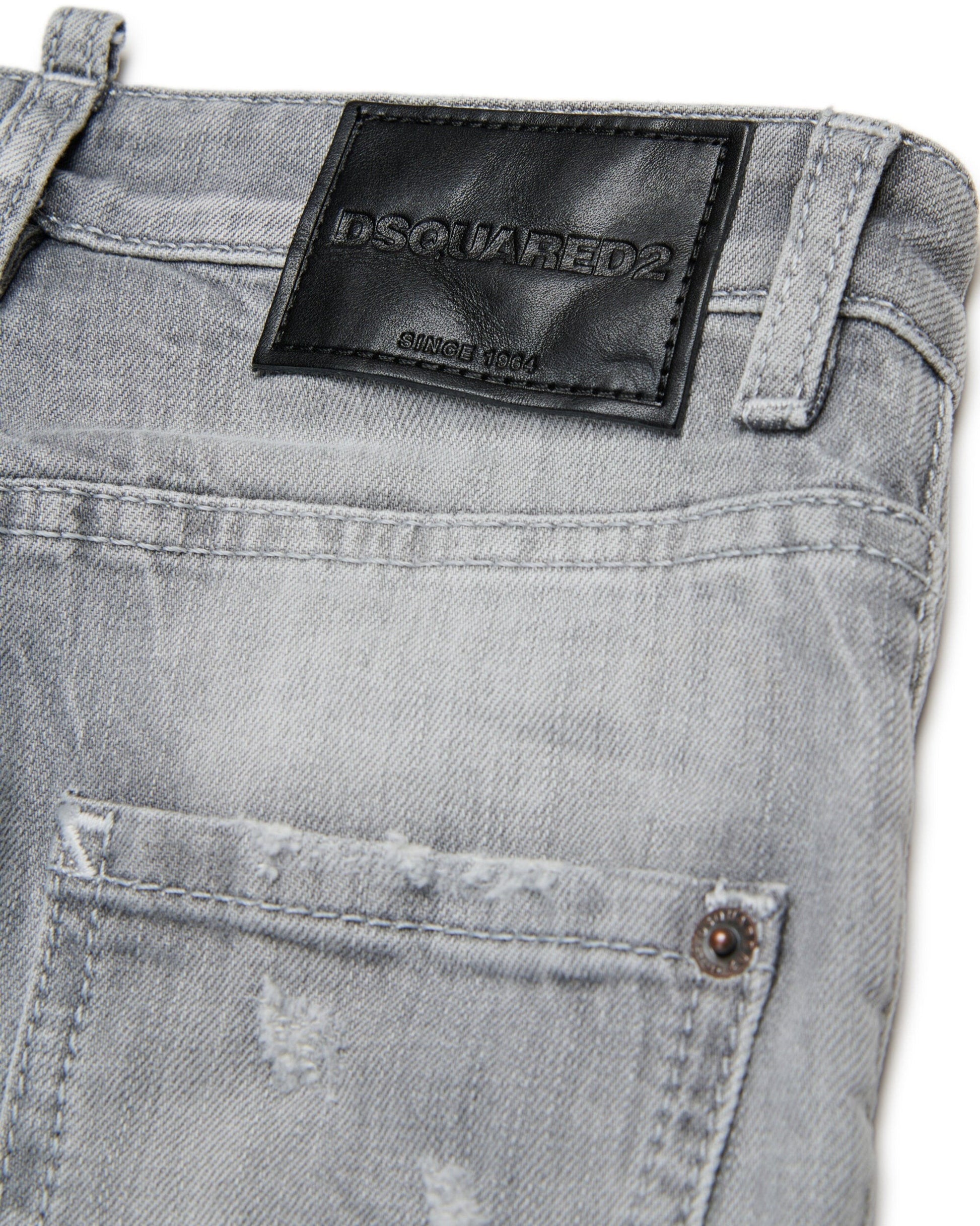 Dsquared2 Kids Jeans straight grigio 642 per Bambini