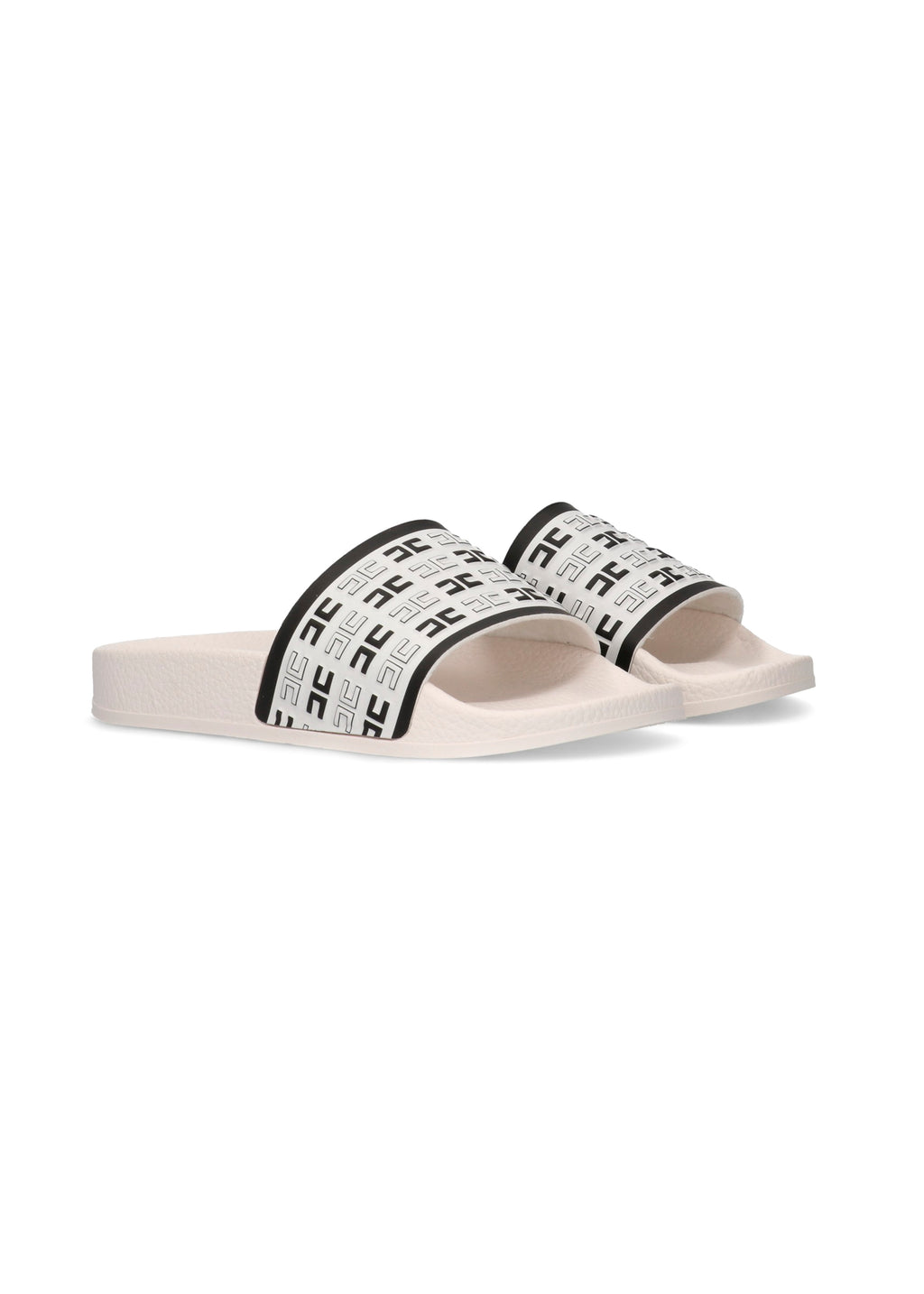 Elisabetta Franchi My Little Girl Butter/Black Slipper for Girls
