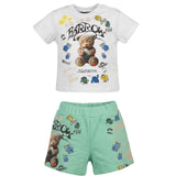 Barrow Kids Completo Bianco e Verde con Stampe per Neonati