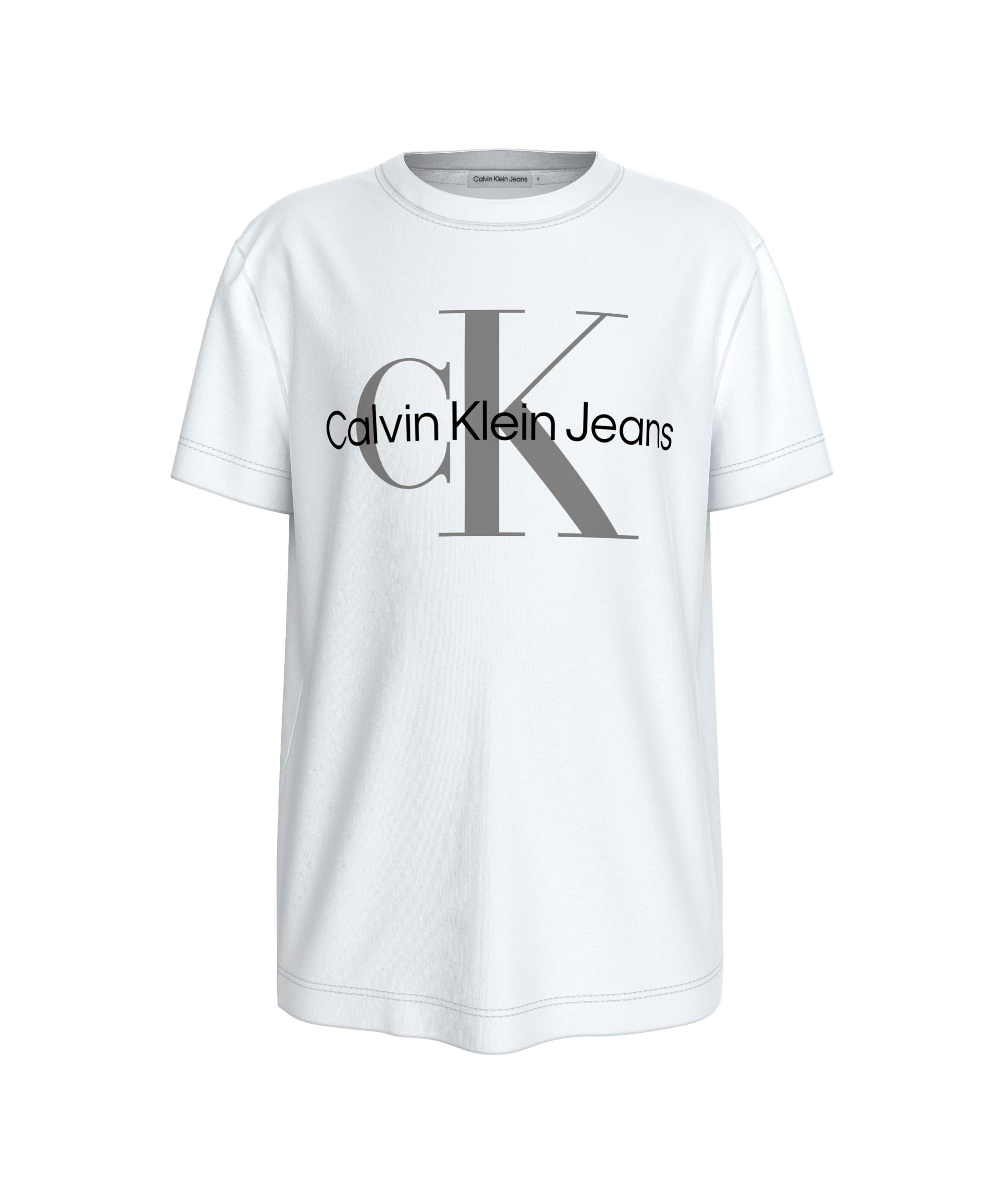 Calvin Klein Kids T-Shirt Bianca CK per Bambini