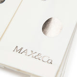 Max & Co Gonna Plisettata Bianca con Pailletes per Bambine