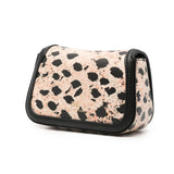 Elisabetta Franchi La Mia Bambina Bosa a Spalla con Motivo Animalier e Logo a Contrasto per Bambine