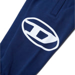 Diesel Kids Pantaloni Jogger Blu con Stampa Logo Oval D per Neonati (dettaglio)