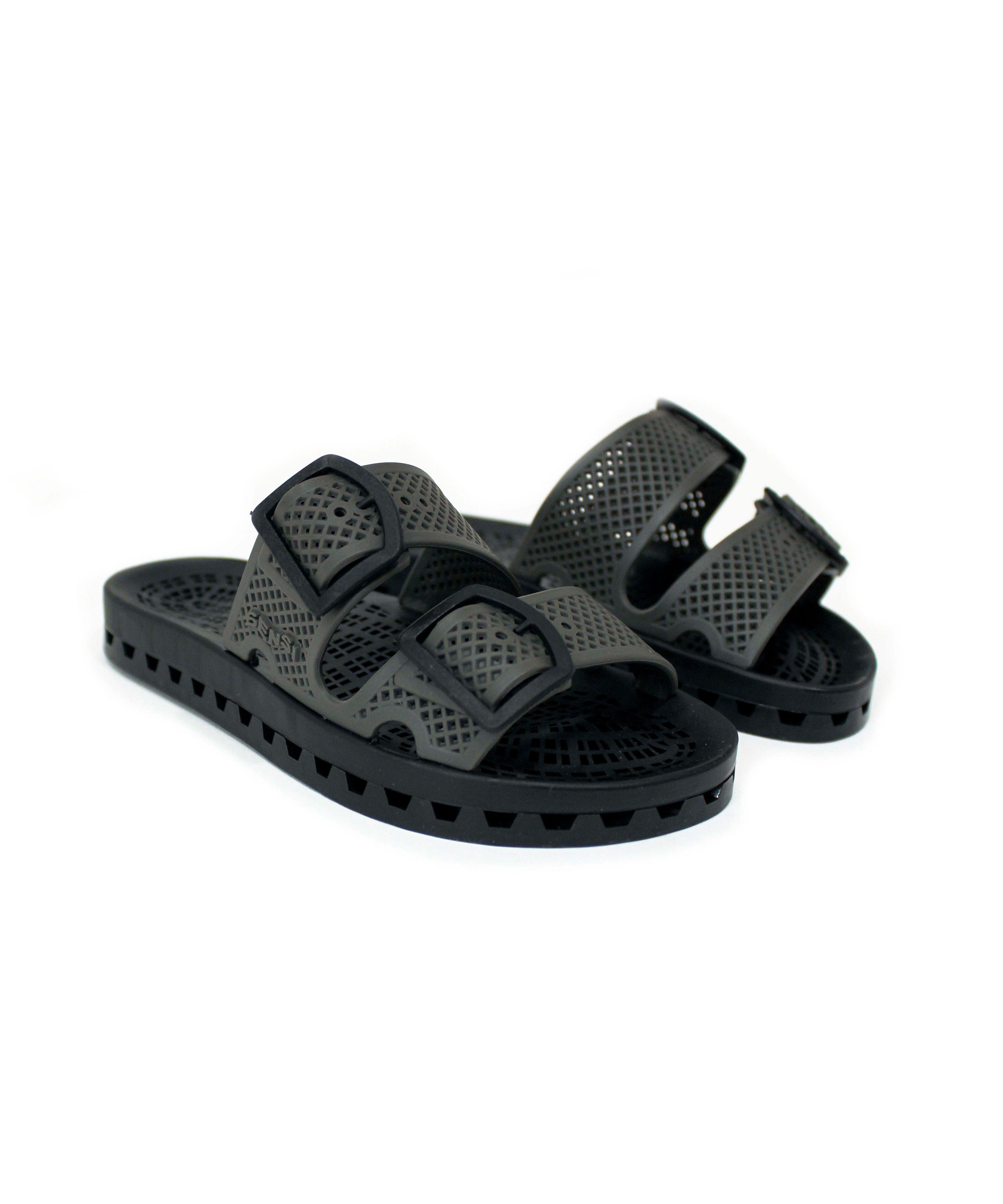 Sensi Kids Urban Sandalo Asfalto Doppia Fascia per Bambini (fronte)