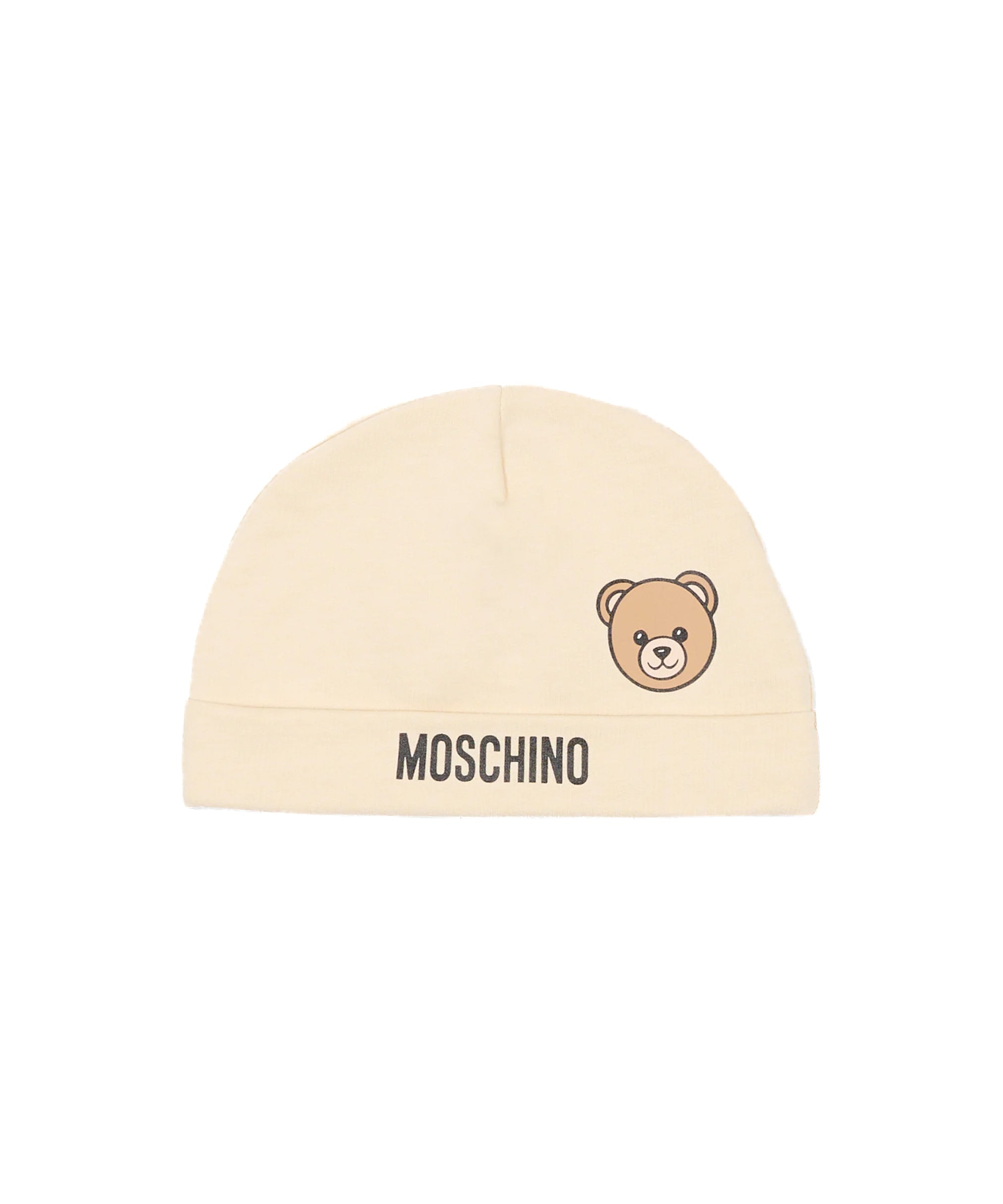 Moschino Kids Cappello con Stampa Logo Teddy Bear per Neonati