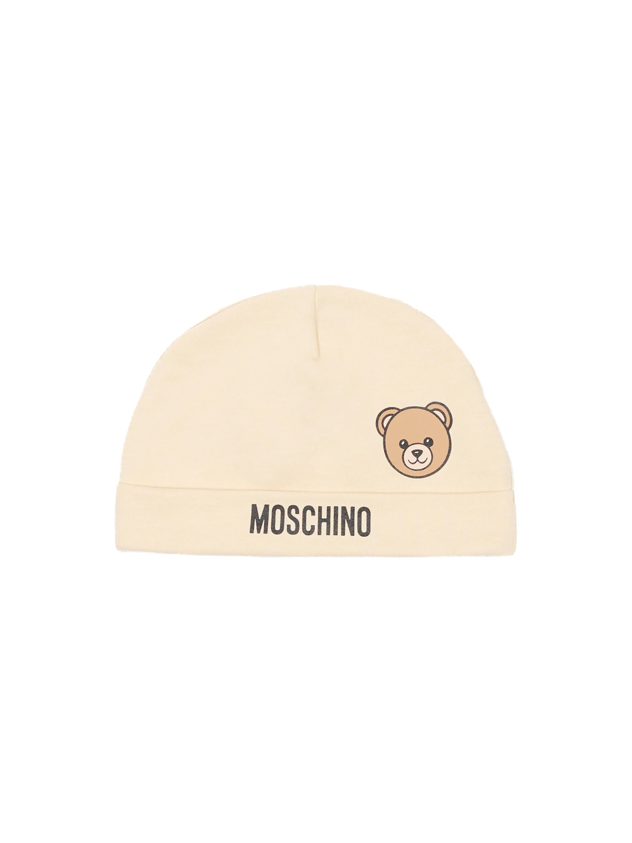 Moschino Kids Cappello con Stampa Logo Teddy Bear per Neonati