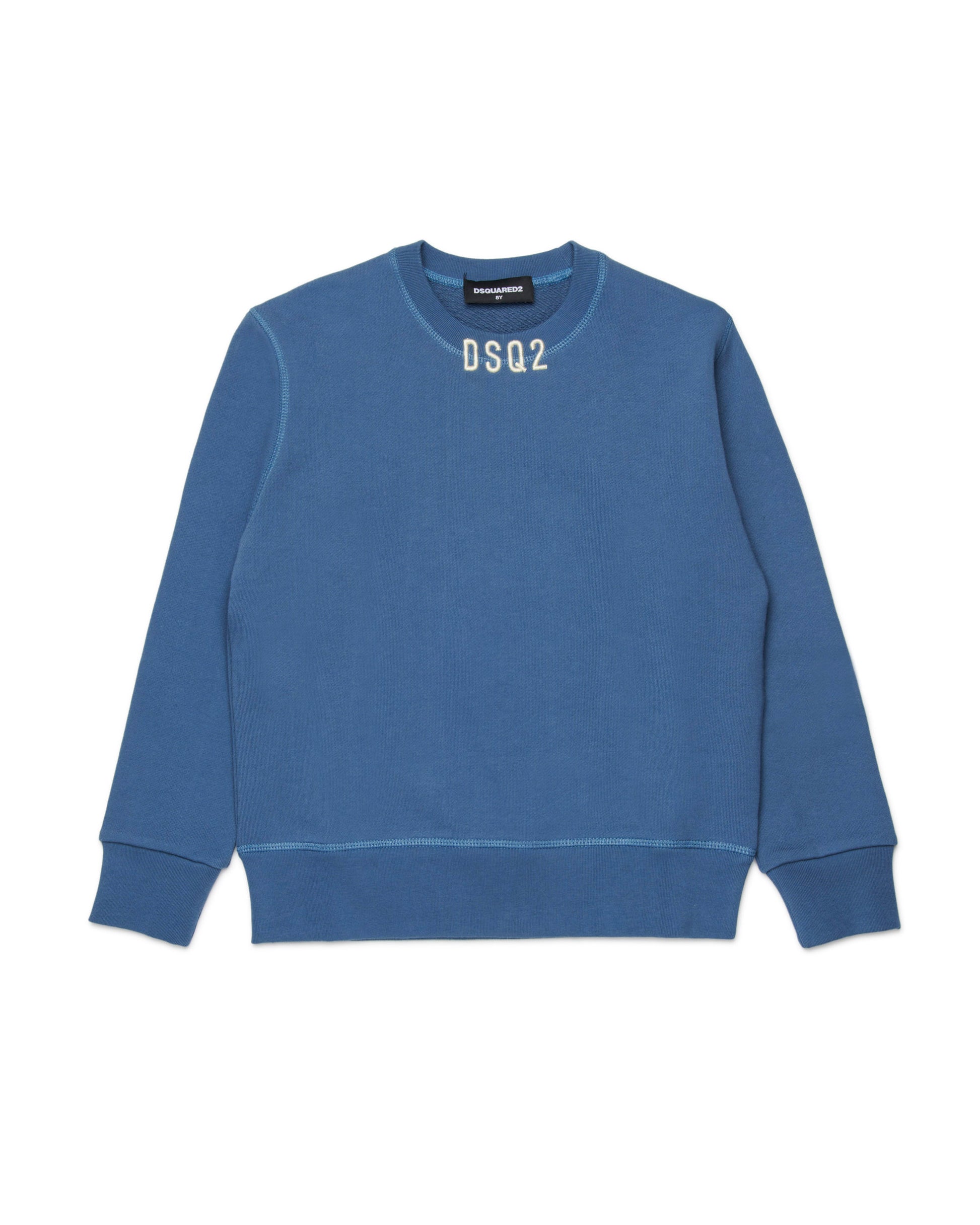Dsquared2 Kids Felpa Girocollo Lavagna per Bambini