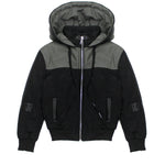 YES LONDON Giubbino Nero/Mastice con Cappuccio per Bambini