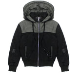 YES LONDON Giubbino Nero/Mastice con Cappuccio per Bambini