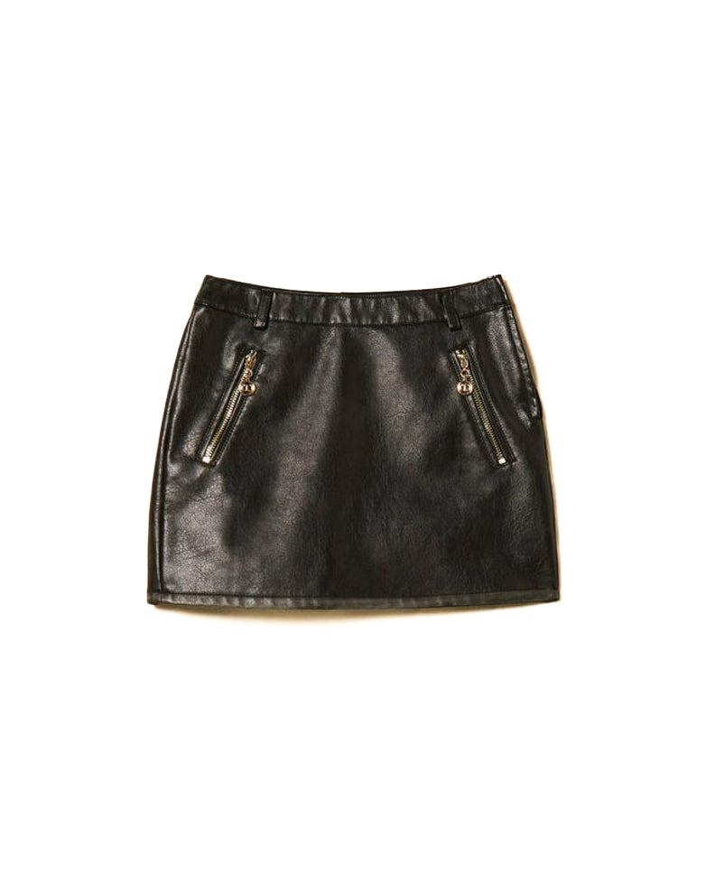 Twinset Kids Gonna in Pelle per Bambine