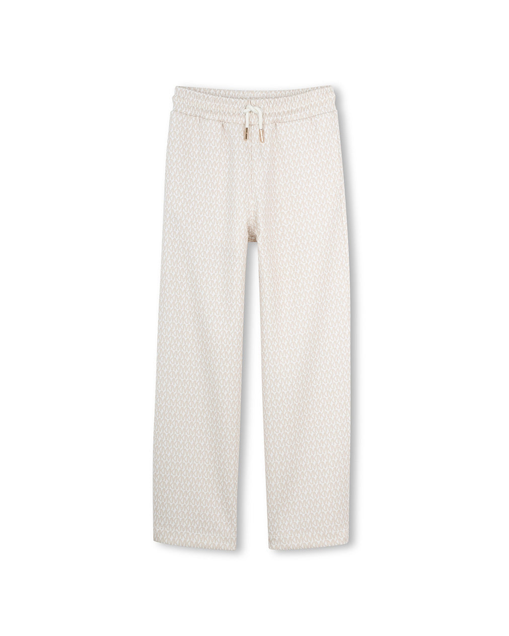 Michael Kors Kids Pantalone Crema All-Over per Bambine