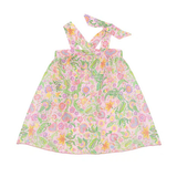 4Giveness Kids Pink Pattern Dress for Newborn Girls