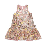 N21 Kids Abito Senza Maniche con Paillettes per Bambine