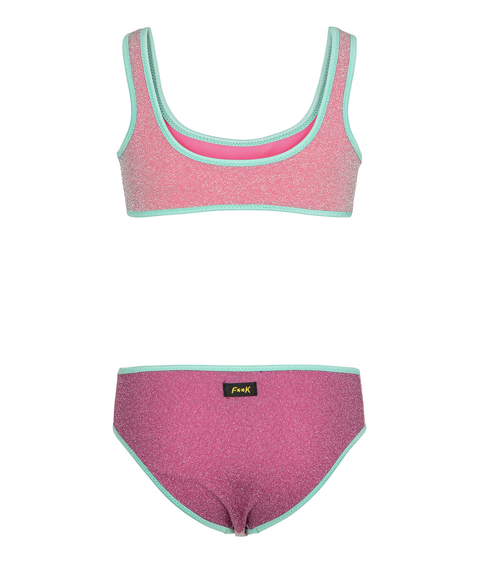 F**K Kids Costume Fascia Viola e Rosa per Bambine