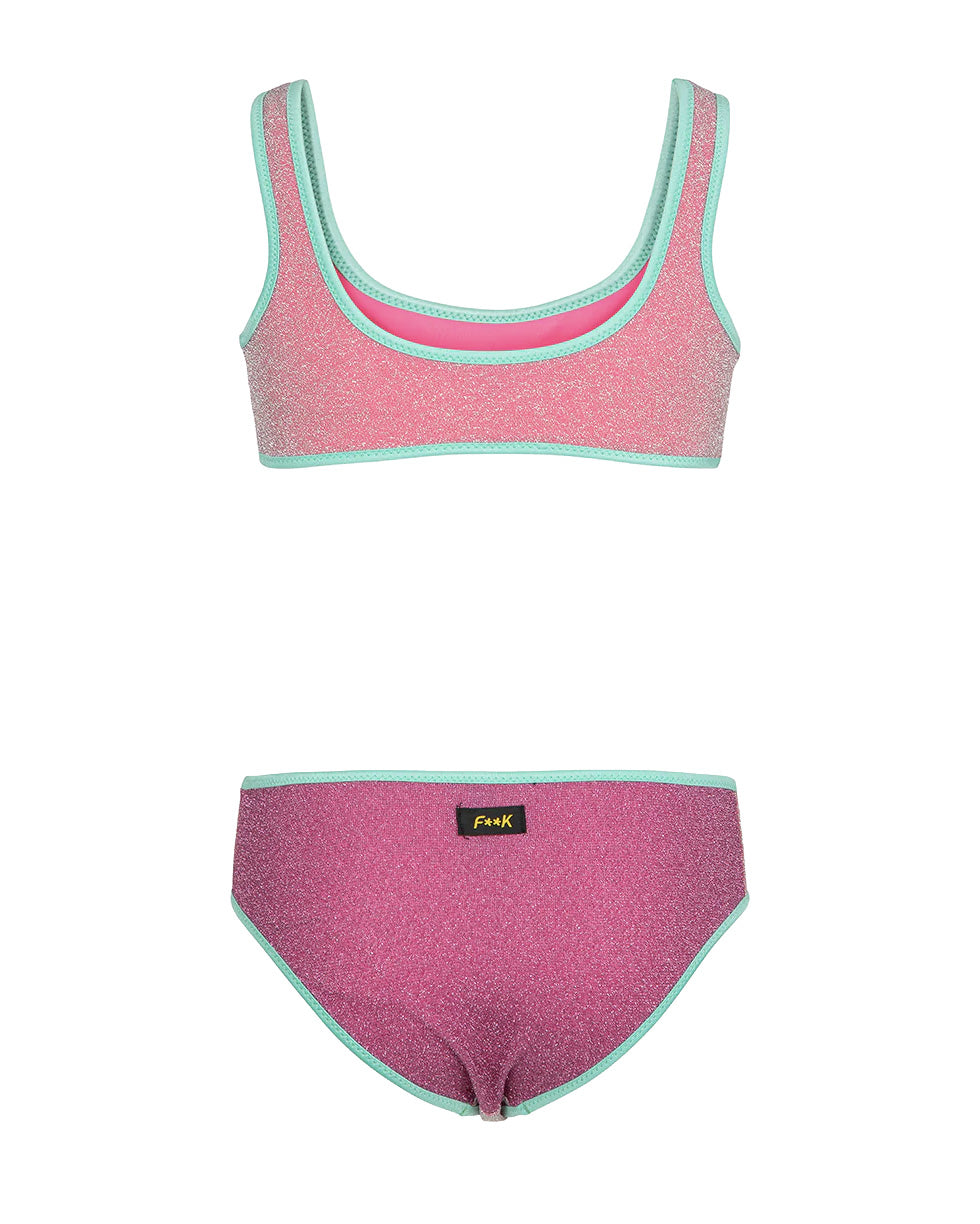 F**K Kids Costume Fascia Viola e Rosa per Bambine