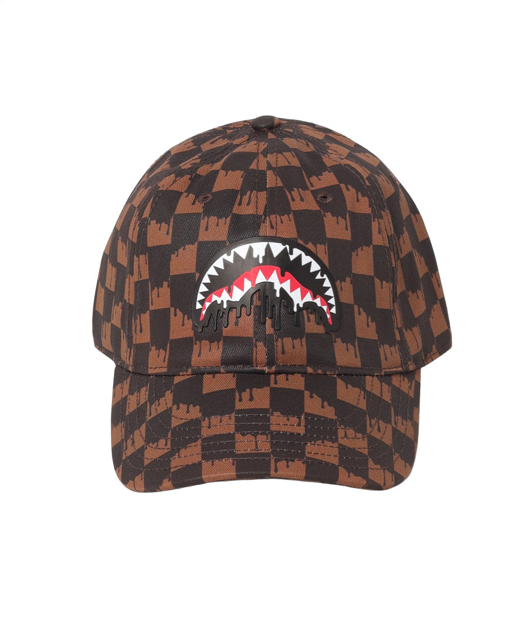 Sprayground Kids Cappello Marrone con Logo per Bambini