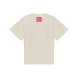 Sprayground Kids T-shirt Avorio con Stampa Logo per Bambini