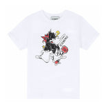 Iceberg Kids T-Shirt Bianca con Stampa Daffy Duck per Bambine