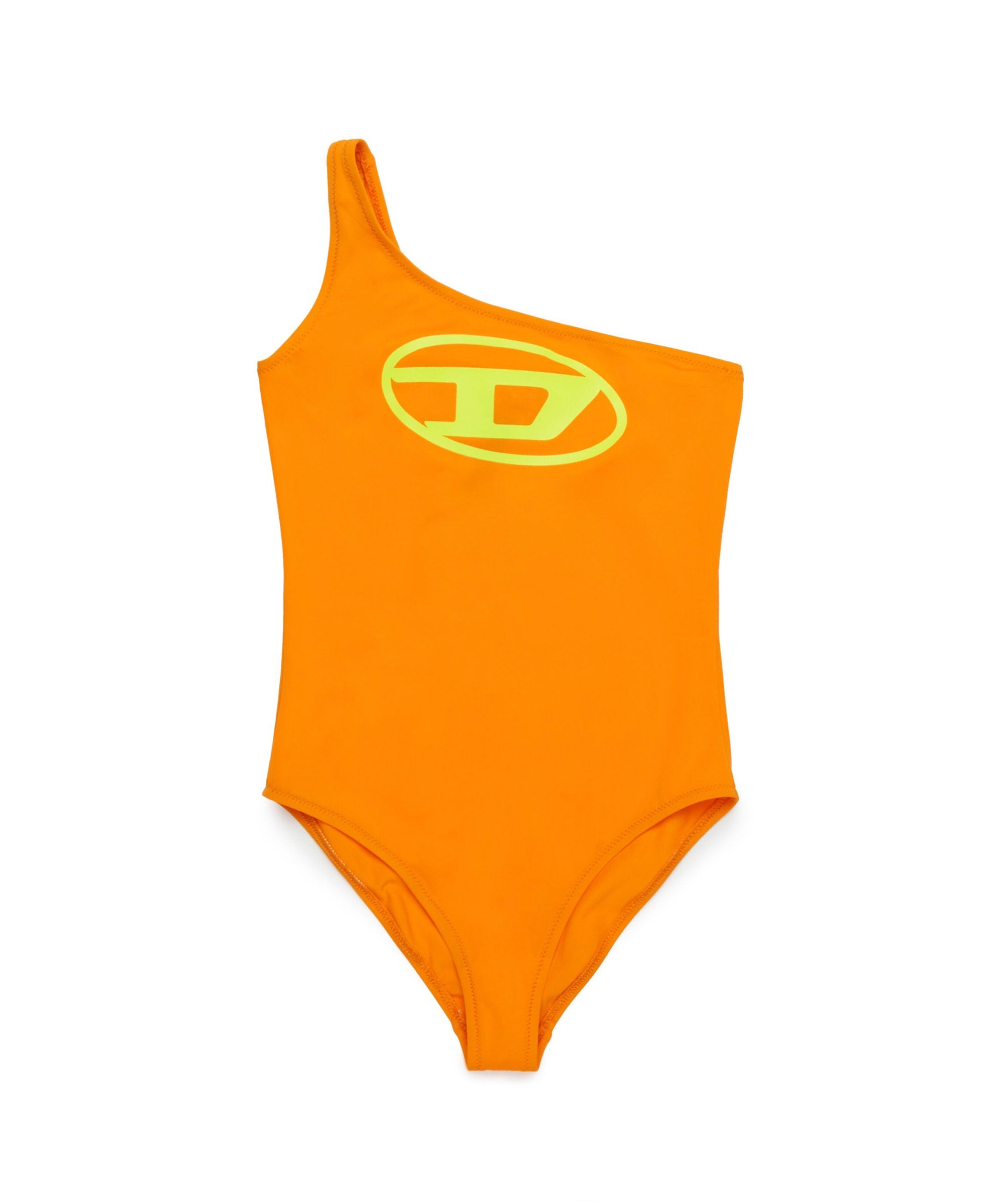 Diesel Kids Monokini Costume Arancione con Oval D per Bambine