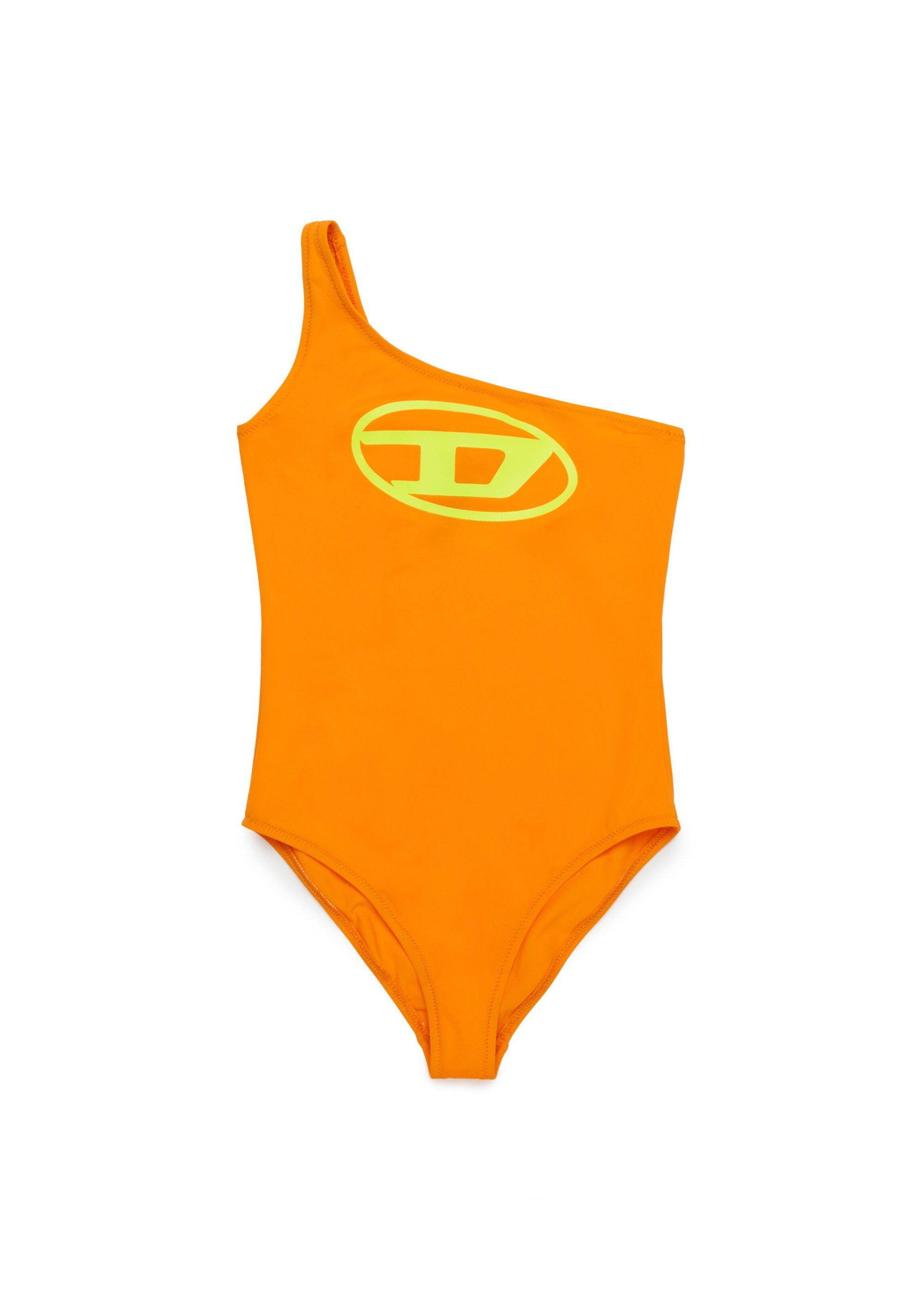 Diesel Kids Monokini Costume Arancione con Oval D per Bambine