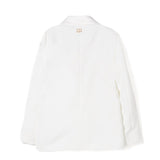 Twinset Kids Giacca Doppiopetto Bianca per Bambine