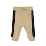 Calvin Klein Kids Pantaloni in Tuta Beige per Neonati 
