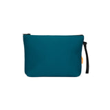 Pochette Suns Petrolio con Logo e Zip per Bambini