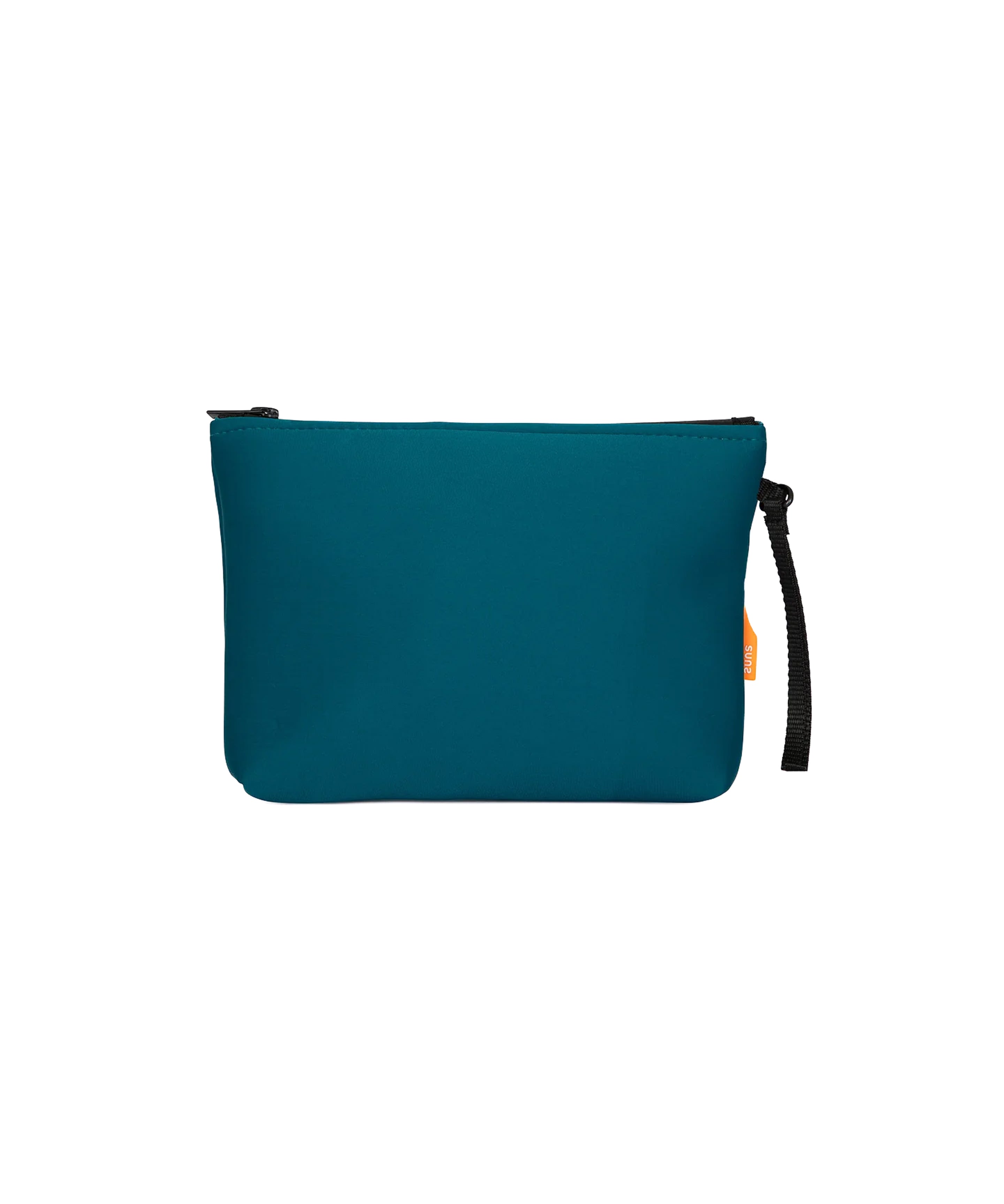 Pochette Suns Petrolio con Logo e Zip per Bambini