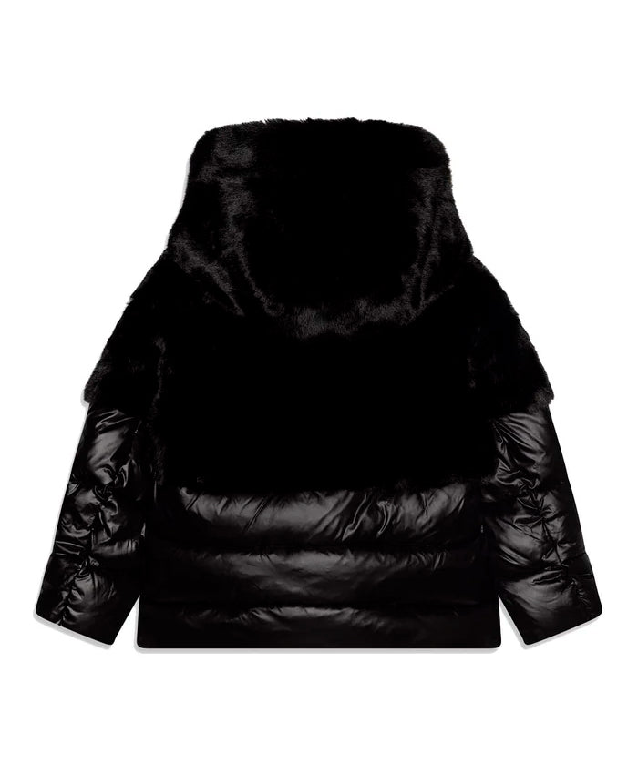 Blauer Kids Giubbino in Misto Nylon/Pelliccia Fanevil Junior per Bambine