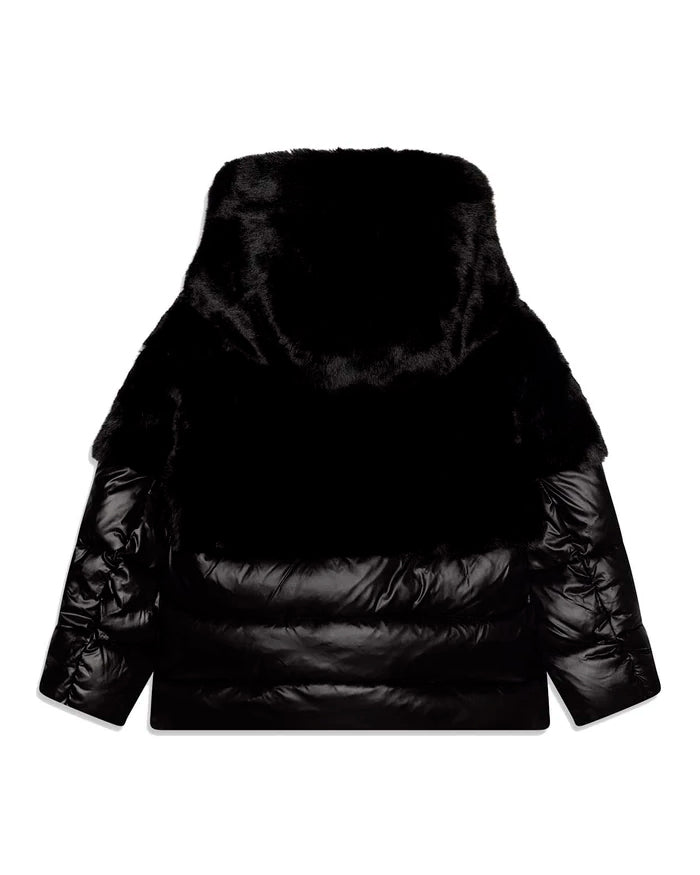 Blauer Kids Giubbino in Misto Nylon/Pelliccia Fanevil Junior per Bambine