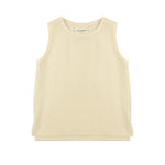 Yes London Kids Canotta Beige Monocolore per Bambini