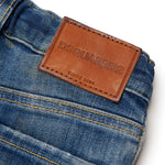 Dsquared2 Kids Pantalone in Denim con Patch per Neonati